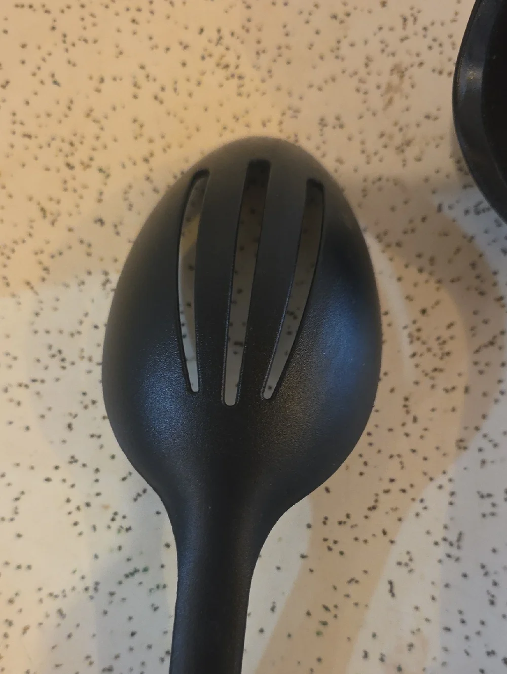 Black‎ Nylon Slotted Spoon & Serving Ladle Set Heat Resistant Unbranded